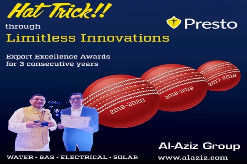 Al-Aziz Plastics Pvt Ltd honored with 'The Export Award': The Plastics Export Promotion Council