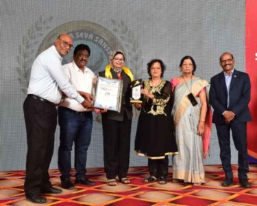 Ghazal Khan, CEO of Divyang Cricket Board of India honored with the Global Excellence Award