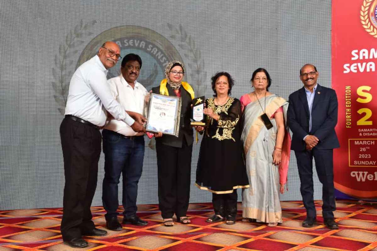 Ghazal Khan, CEO of Divyang Cricket Control Board of India honored with Global Excellence Award